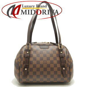 Louis Vuitton Damier Rivington Shoulder Bag Ebene Brown